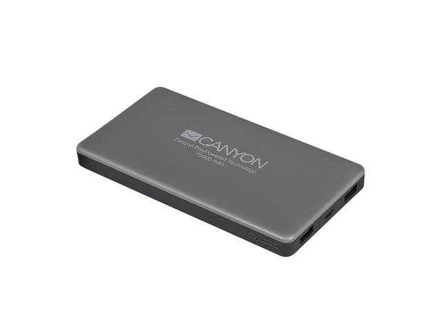 Външни батерии Canyon CNS-TPBP15DG 15000mAh, в сиво