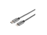 Кабели и Адаптери 4smarts USB Type-C to Lightning Cable 1m, сив