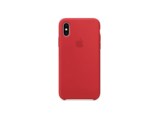 Калъфи Apple iPhone Xs Silicone Case, в червено