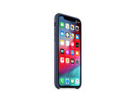 Калъфи Apple iPhone Xs Leather Case, в синьо