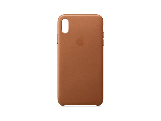 Калъфи Apple iPhone Xs Max Leather Case, в кафяво