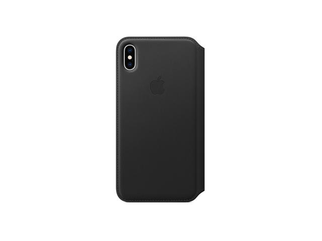 Калъфи Apple iPhone XS Max Leather Folio, в черно