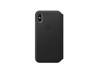 Калъфи Apple iPhone XS Leather Folio, в черно
