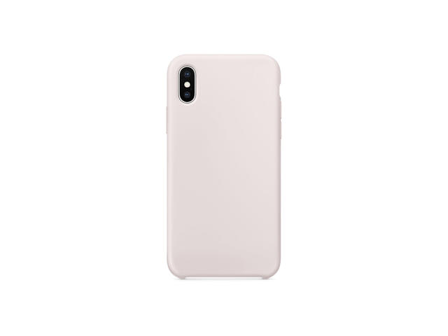 Калъфи SDesign Silicone Original Case за iPhone XS, iPhone X, светлосив