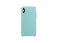 Калъфи SDesign Silicone Original Case за iPhone XS, iPhone X, светлосин