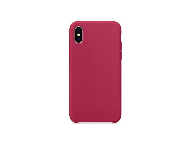 Калъфи SDesign Silicone Original Case за iPhone XS, iPhone X, роза