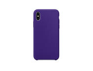 Калъфи SDesign Silicone Original Case за iPhone XS, iPhone X, лилав