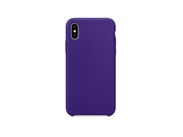 Калъфи SDesign Silicone Original Case за iPhone XS, iPhone X, лилав