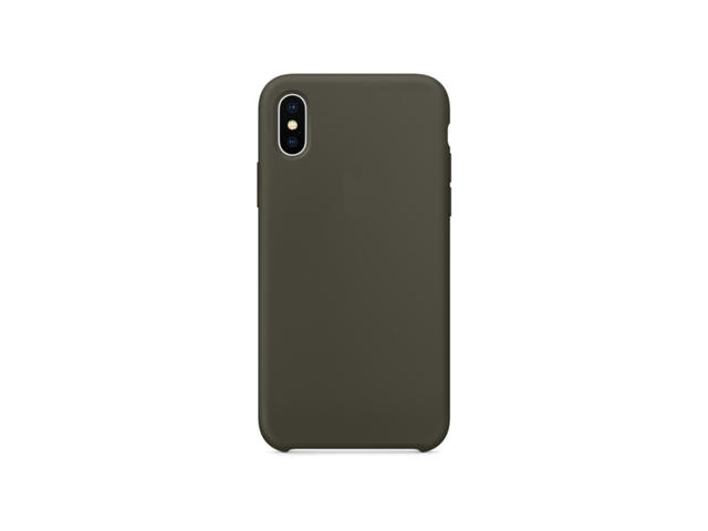 Калъфи SDesign Silicone Original Case за iPhone XS, iPhone X, зелен