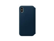 Калъфи SDesign Original Leather Folio Case за iPhone XS, iPhone X, син