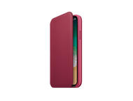 Калъфи SDesign Original Leather Folio Case за iPhone XS, iPhone X, лилав