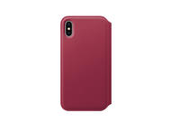 Калъфи SDesign Original Leather Folio Case за iPhone XS, iPhone X, лилав