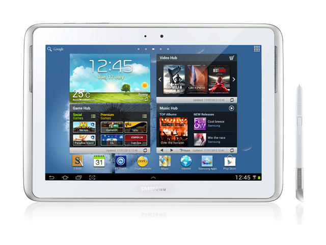 Таблети Samsung Galaxy Note 10.1 GT-N8010 16GB, бял цвят