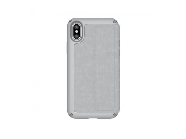 Калъфи Speck Presidio Folio iPhone X Case - Heathered Dolphin Grey/Dolphin Grey/Concrete Grey