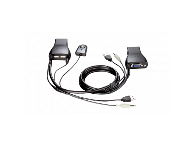 Кабели и Адаптери 2 Port USB KVM Switch with Audio Support DKVM‑222