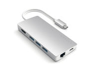 Кабели и Адаптери Satechi USB-C Aluminum Multiport 4K Adapter v2, сребрист