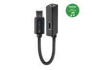 Кабели и Адаптери 4smarts USB-C to USB-C & 3.5mm Aux Audio Splitter SoundSplit