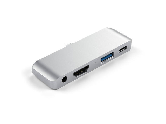 Кабели и Адаптери Satechi USB-C Mobile Pro Hub, сребрист