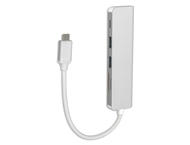 Кабели и Адаптери 4smarts 5in1 USB-C Hub to 2x USB 3.0 and Card Reader