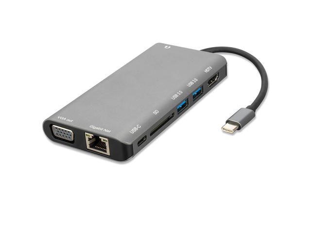 Кабели и Адаптери 4smarts 8in1 4K USB-C Hub