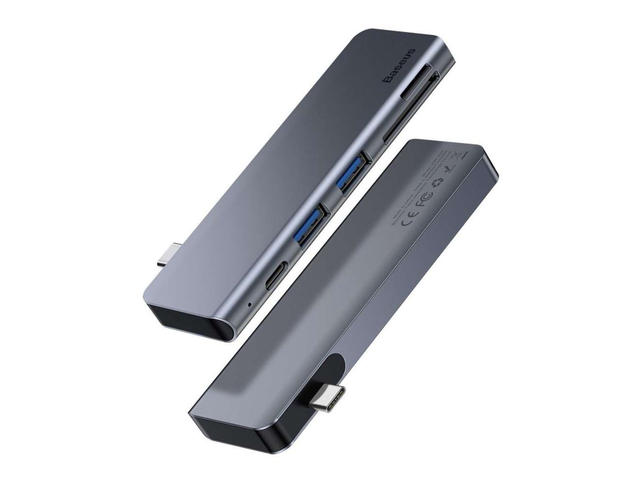 Кабели и Адаптери Baseus USB-C Harmonica 5-in-1 Hub Adapter