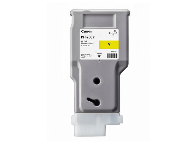 Консумативи Оригинален Canon Pigment Ink Tank PFI-206, Yellow