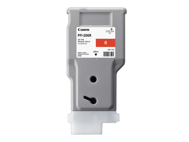 Консумативи Оригинален Canon Pigment Ink Tank PFI-206, Red