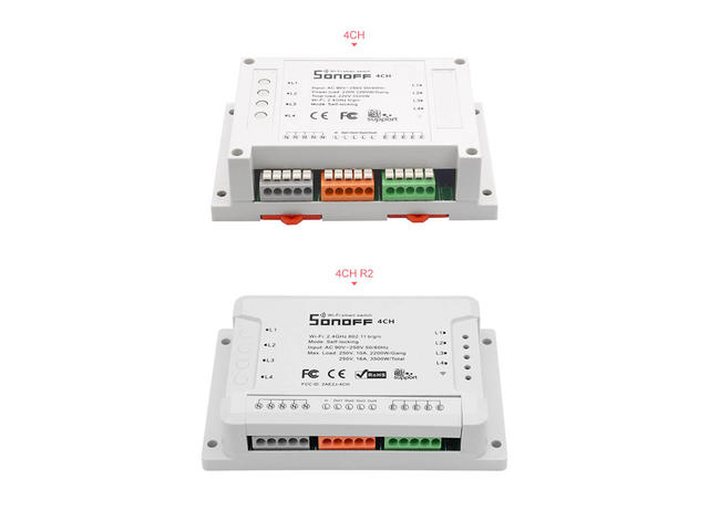 Smart Home Sonoff 4CH & Sonoff 4CH R2