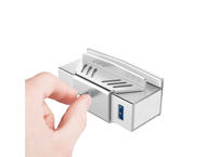 Кабели и Адаптери TeckNet HU049 Aluminum USB 3.0 4-Port Clamp Hub