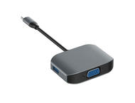 Кабели и Адаптери Comma Clian USB-C to VGA Hub