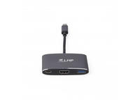 Кабели и Адаптери LMP USB-C Multiport Adapter HDMI & USB 3.0