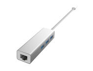 Кабели и Адаптери Devia Leopard USB-C Hub USB 3.0 with Ethernet Adapter