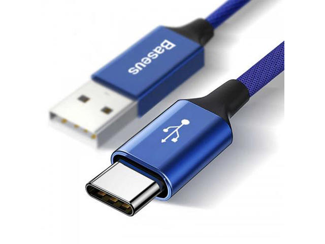Кабели и Адаптери Baseus Artistic Striped USB-C Cable, син