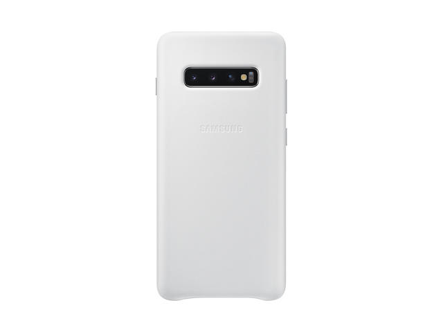 Калъфи Samsung Galaxy S10+ Leather Cover White