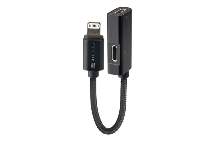 Кабели и Адаптери 4smarts Lightning to 2x Lightning Audio Splitter SoundSplit