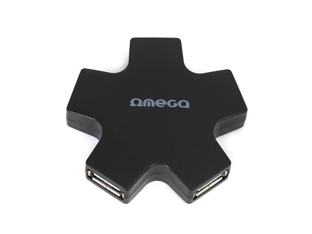 Кабели и Адаптери Omega Star 4-Port USB Hub