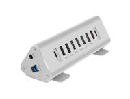 Кабели и Адаптери Macally 9-Port USB-A, USB-C Hub Charger, сребирст
