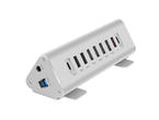 Кабели и Адаптери Macally 9-Port USB-A, USB-C Hub Charger, сребирст