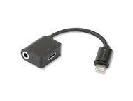 Кабели и Адаптери 4smarts Lightning to Lightning & 3.5mm Audio Splitter SoundSplit