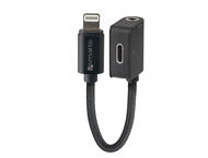 Кабели и Адаптери 4smarts Lightning to Lightning & 3.5mm Audio Splitter SoundSplit