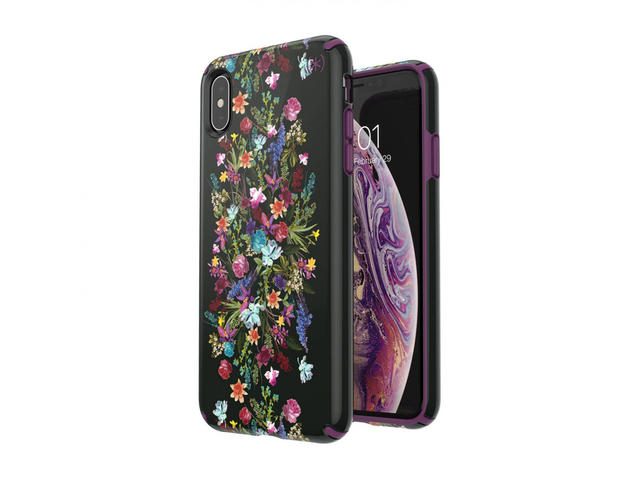 Калъфи Speck iPhone XS MAX CASE INKED EXCL CLASSICBOUQUETFLORAL/PURPLE