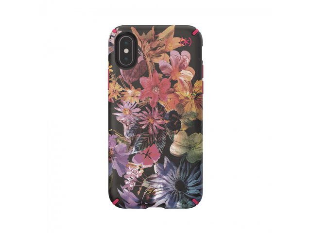 Калъфи Speck iPhone XS/X PRESIDIO INKED (DIGITAL FLORAL/CERISE RED)