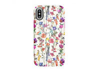 Калъфи Speck iPhone XS/X PRESIDIO INKED WHITE FLOWERS/LIPSTICK PINK