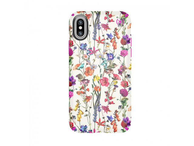 Калъфи Speck iPhone XS/X PRESIDIO INKED WHITE FLOWERS/LIPSTICK PINK