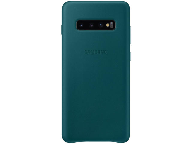 Калъфи Samsung Galaxy S10+ Leather Cover Green