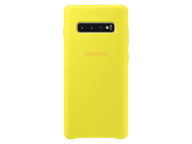 Калъфи Samsung Galaxy S10+ Silicone Cover Yellow