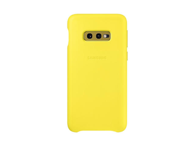 Калъфи Samsung Galaxy S10e Leather Cover Yellow
