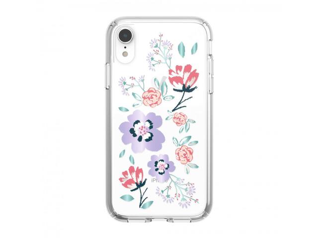 Калъфи Speck iPhone XR PRESIDIO CLEAR + PRINT - CANOPYFLORAL LAVENDER CLEAR