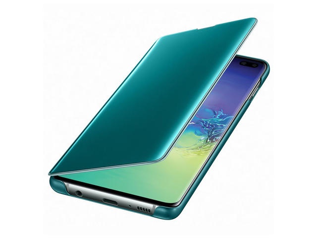 Калъфи Samsung Galaxy S10+ Clear view cover Green