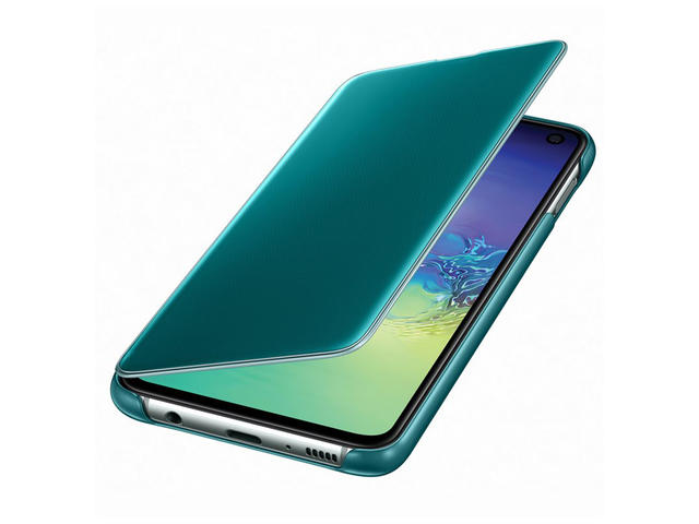 Калъфи Samsung Galaxy S10e Clear view cover Green
